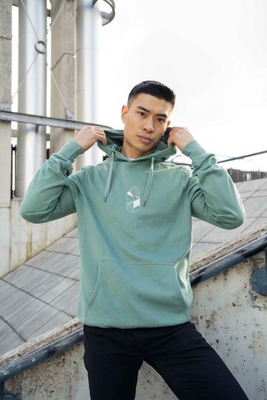 Oat Is The Goat Hoodie - Sage Green from Plant Faced Clothing