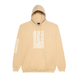 Illusions Hoodie - Stop Eating Animals - Earth Beige from Plant Faced Clothing