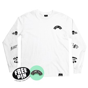 Plant Life Long Sleeve - White from Plant Faced Clothing