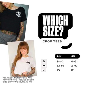In Kale We Trust - Black Crop Top from Plant Faced Clothing