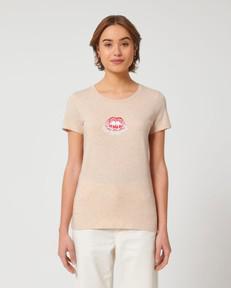 Read My Lips - Femme Tee - Light Pink Heather via Plant Faced Clothing