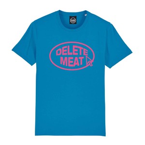 Delete Meat - Royal Blue T-Shirt from Plant Faced Clothing