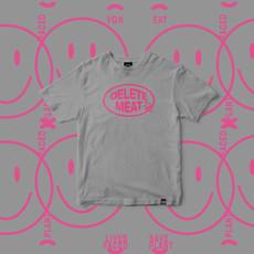 Delete Meat - Opal Grey T-Shirt via Plant Faced Clothing