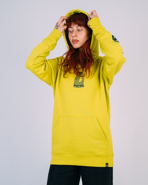 Make The Connection Hoodie - Lime Green - ORGANIC X RECYCLED from Plant Faced Clothing