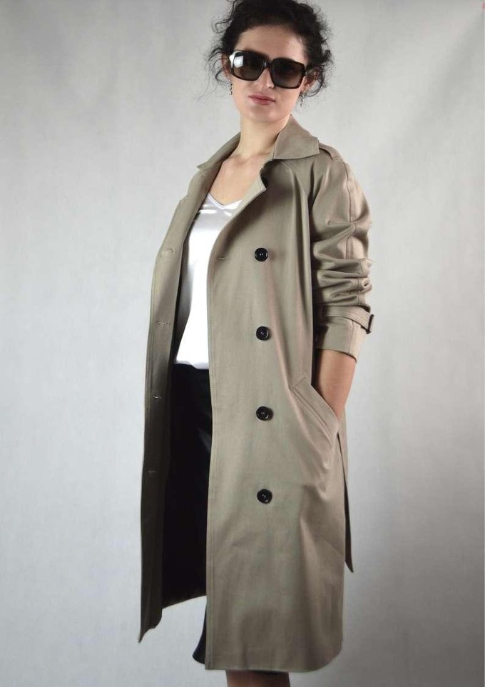 Classic Cotton Gabardine Trench Coat from Pret a Collection Classic Cotton Gabardine Trench Coat from Pret a Collection