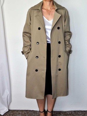 Classic Cotton Gabardine Trench Coat from Pret a Collection Classic Cotton Gabardine Trench Coat from Pret a Collection