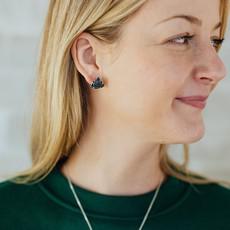 Nina Stud Soapstone Earrings via Project Três