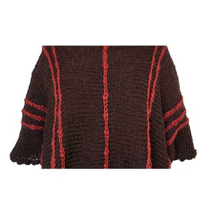 Poncho Chocolate Brown - Eco Wool - Fashionable and Warm from Quetzal Artisan