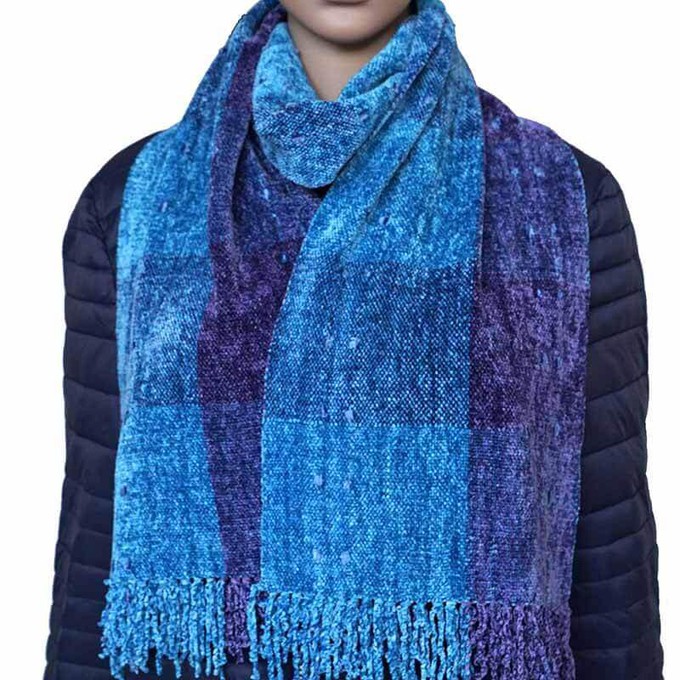 Bamboo Scarf Celestial Blue - Organic Bamboo - Mooi & Fairtrade from Quetzal Artisan