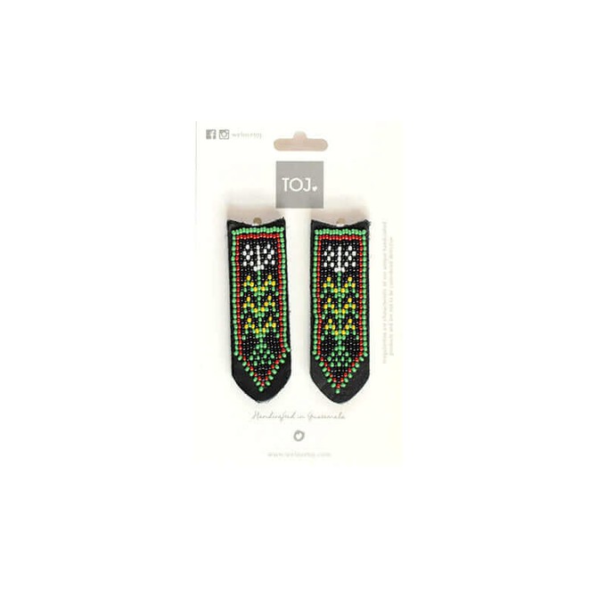 Sandals Black White - Lace Up - Cotton Straps - Fairtrade from Quetzal Artisan