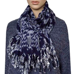 Shawl Indigo Forest - Natural Dyes - Ecofriendly & Fairtrade from Quetzal Artisan