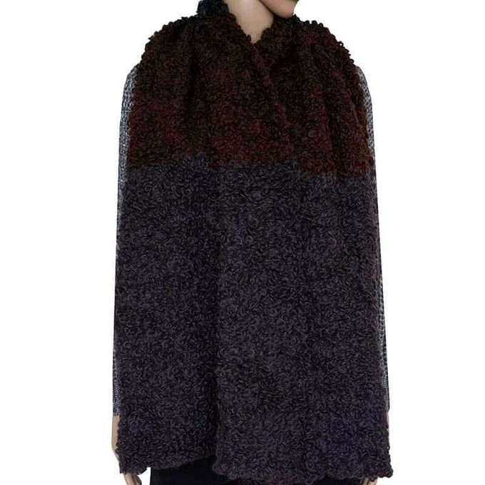 Scarf and Hat Boucle Charcoal - Alpaca Wool - Stylish & Warm from Quetzal Artisan
