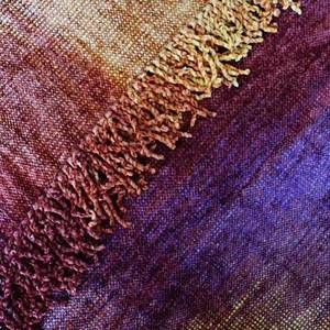 Poncho Golden Coral - Organic Bamboo - Handmade & Fairtrade from Quetzal Artisan