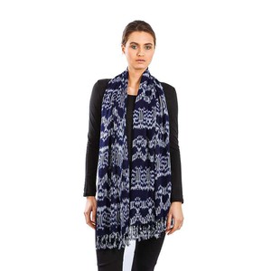 Shawl Indigo Forest - Natural Dyes - Ecofriendly & Fairtrade from Quetzal Artisan