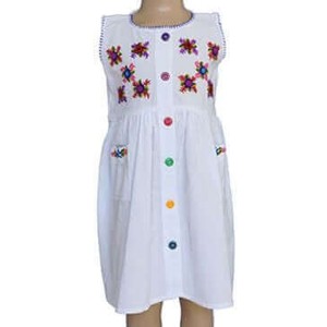Cotton Dress Blue Ivy 8 - Age 2-3 - Lovely and Fairtrade from Quetzal Artisan