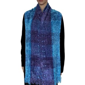 Bamboo Scarf Celestial Blue - Organic Bamboo - Mooi & Fairtrade from Quetzal Artisan