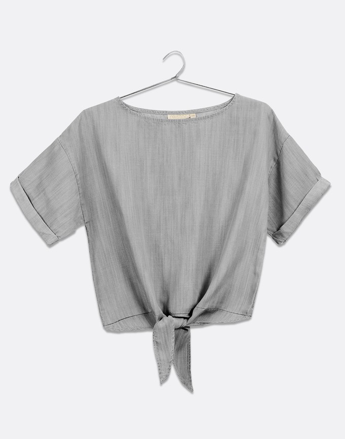Twist and Sway Top in Stone Grey from Reistor