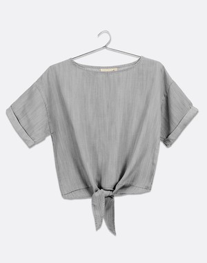 Twist and Sway Top in Stone Grey from Reistor