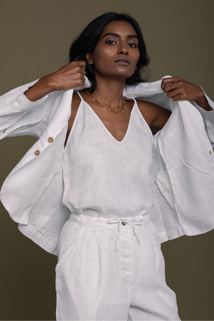 Hemp Three Piece Set in White from Reistor Hemp Three Piece Set in White from Reistor