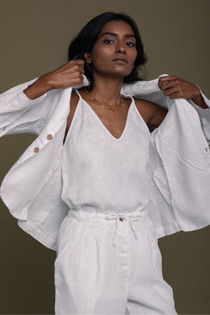Hemp Three Piece Set in White from Reistor Hemp Three Piece Set in White from Reistor