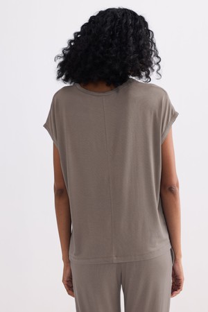 Relaxed Tee Set in Brown from Reistor