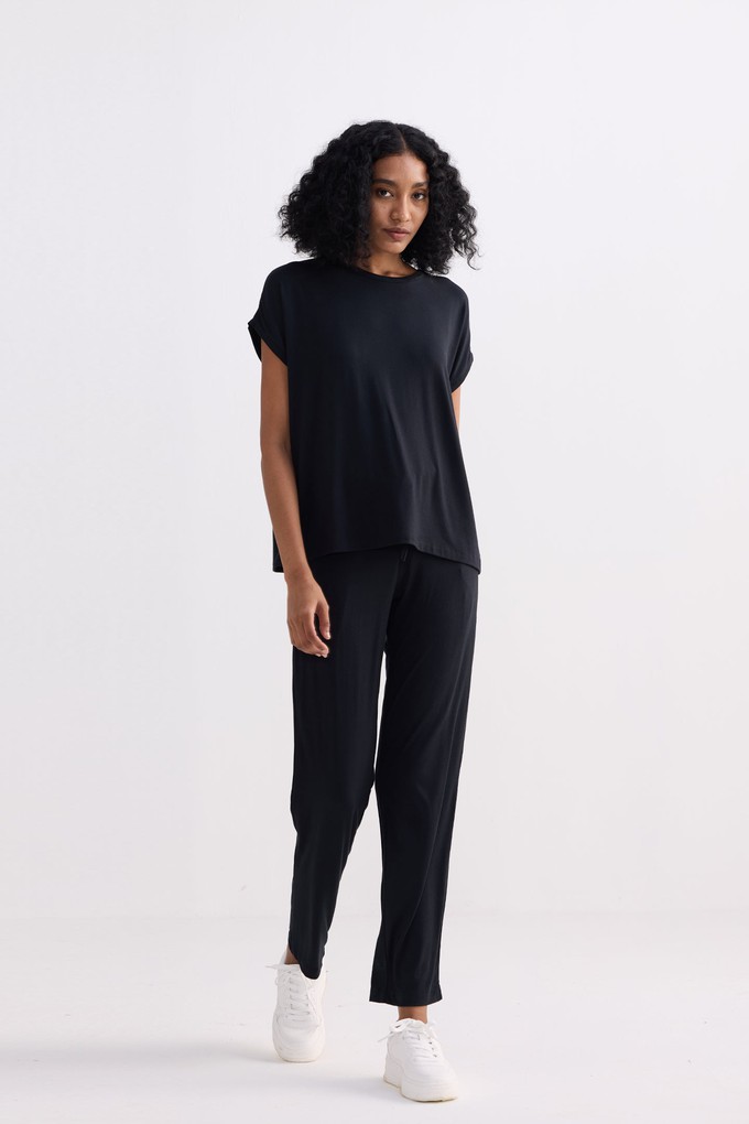 Wide Leg Pant in Black from Reistor