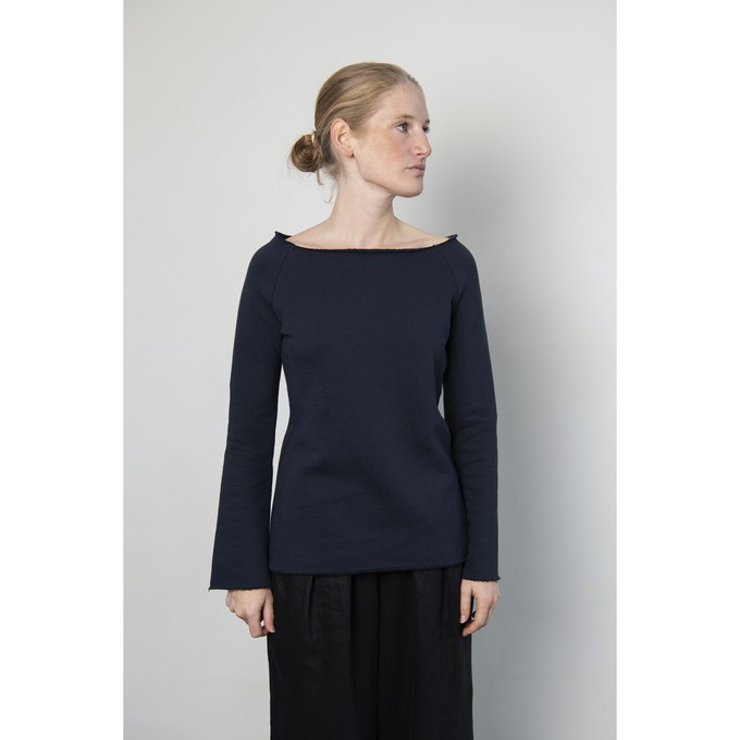 Dena sweater | biologisch katoen - raw edge from Rianne de Witte