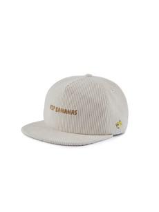 Cream Unconstructed Snapback via Rip Bananas