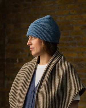 Unisex Donegal Beanie | Pale Blue from ROVE