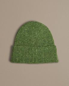 Unisex Donegal Beanie | Leaf Green via ROVE