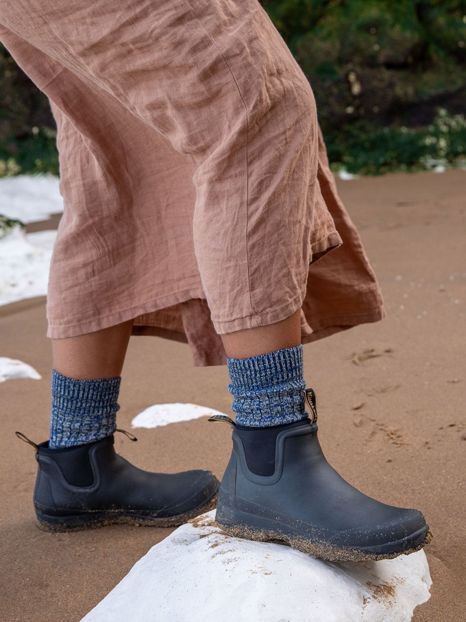 Faltering Stripe Socks | Blue from ROVE