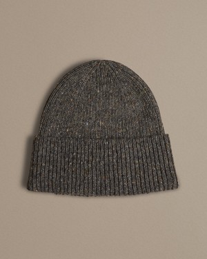 Unisex Donegal Beanie | Grey Fleck from ROVE