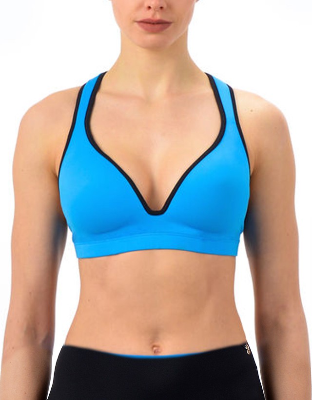 Blue Sports Bra Leilani – Gym To Swim® from RubyMoon