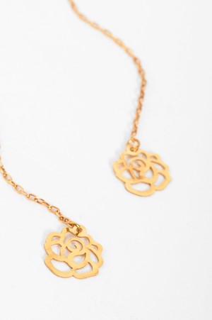 Gold Thread Through Earrings from Sarvin