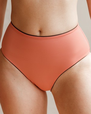 Bikini Bottom - Jasmine Brown/Pink from Savara Intimates