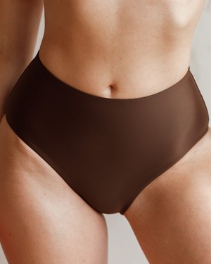 Bikini Bottom - Jasmine Brown/Pink from Savara Intimates