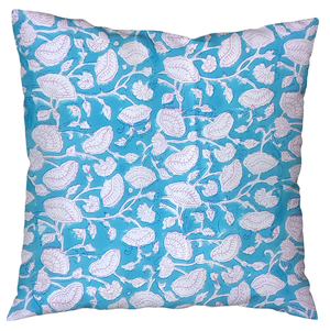Block-printed cushion cover from Shakti.ism