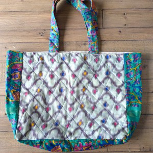 Large sari market shopper tote bags from Shakti.ism