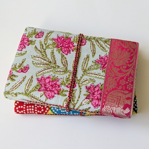 Eco Friendly Cotton Fabric Journals (5 x 7 in), Fair Trade Stationery Ethically Handmade in India from Shakti.ism