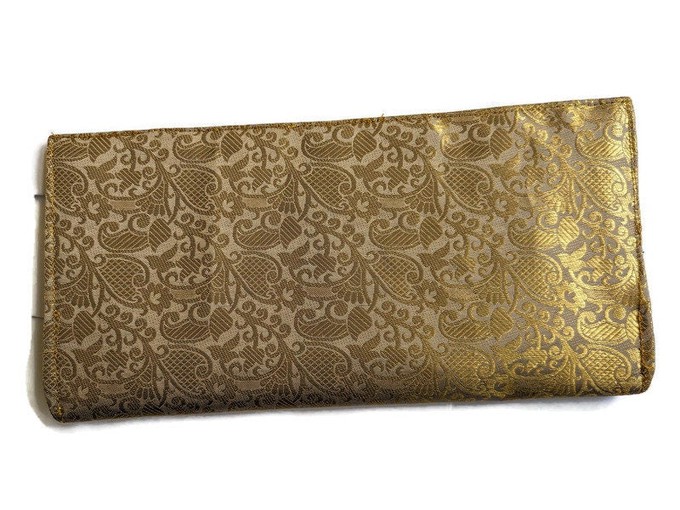 Gold clutch, evening bag from Shakti.ism
