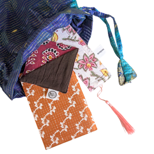 Fair Trade Gift Set for Book Lovers, Wrapped Reader Gifts Ethically Handmade in India and Nepal from Shakti.ism