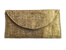 Gold clutch, evening bag via Shakti.ism
