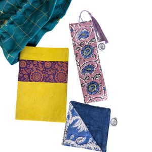 Fair Trade Gift Set for Book Lovers, Wrapped Reader Gifts Ethically Handmade in India and Nepal from Shakti.ism