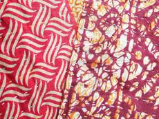 Sari placemats, set of 2, handmade table mats, reversible via Shakti.ism