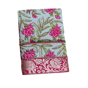 Eco Friendly Cotton Fabric Journals (5 x 7 in), Fair Trade Stationery Ethically Handmade in India from Shakti.ism