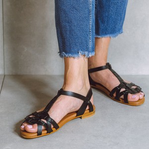 Loa Zwarte Sandalen from Sharon Woods