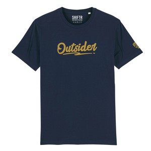 Outsider T-shirt - Navy from Shiftr for nature