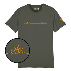 MTB Heartbeat T-shirt from Shiftr for nature