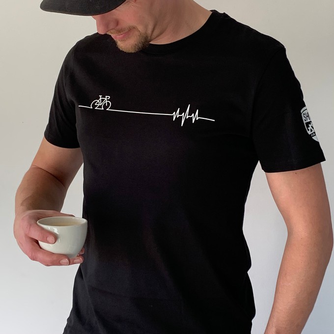 Cycling Heartbeat T-shirt from Shiftr for nature