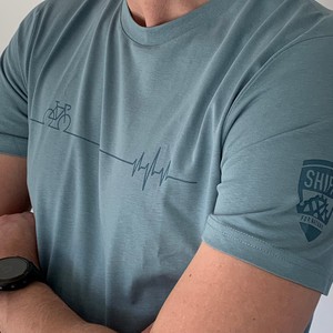 Cycling Heartbeat T-shirt from Shiftr for nature